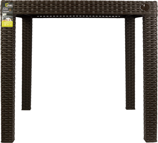 Стол Ingreen Rattan 78.9x78.9x70 см пластик коричневый
