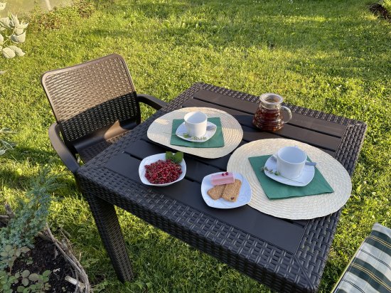 Стол Ingreen Rattan 78.9x78.9x70 см пластик коричневый