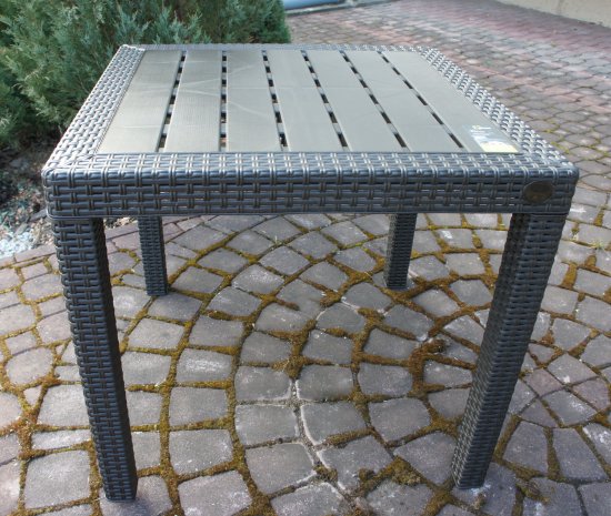 Стол Ingreen Rattan 78.9x78.9x70 см пластик коричневый