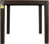 Стол Ingreen Rattan 78.9x78.9x70 см пластик коричневый