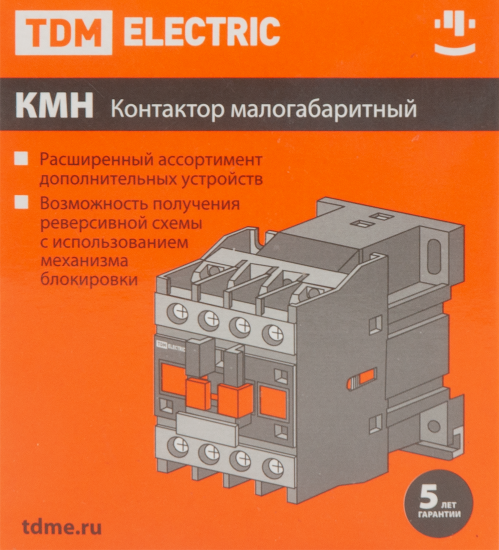 Контактор TDM Electric КМН-11811 18 А 230 В/АС3 1НЗ