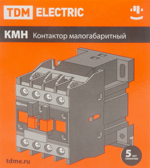 Контактор TDM Electric КМН-11811 18 А 230 В/АС3 1НЗ