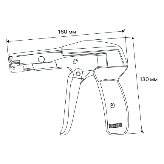 Пистолет монтажный для стяжек Duwi Profi 26126 1