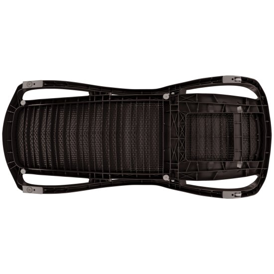 Шезлонг Capri 195x73x41 см пластик темно-коричневый