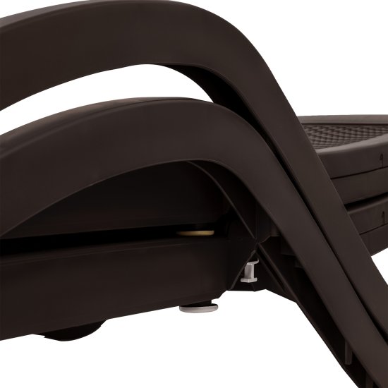 Шезлонг Capri 195x73x41 см пластик темно-коричневый