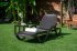 Шезлонг Capri 195x73x41 см пластик темно-коричневый