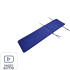 Подушка для шезлонга Adriano 190x50x3 см полиэстер синий