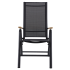 Кресло садовое складное Naterial Oris 67x110x67 см алюминий/текстилен темно-серый