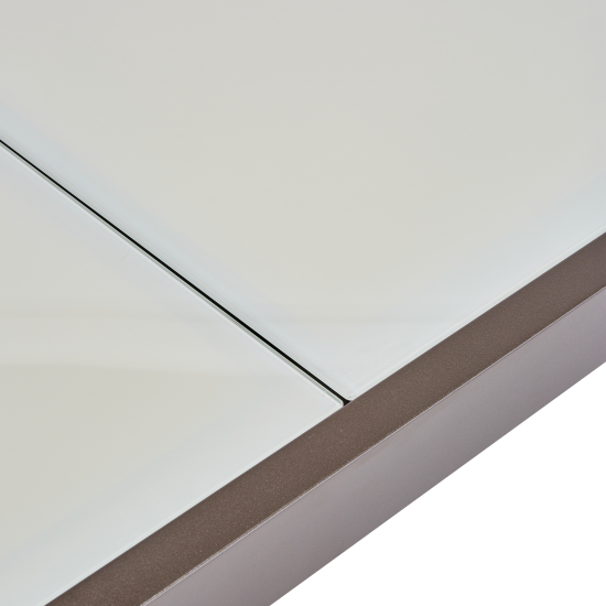 Садовый стол раздвижной Naterial Lyra II 1880 см 180/260x96x75 алюминий/стекло мокко