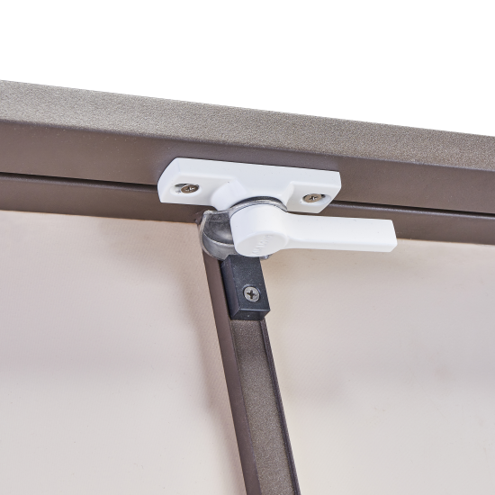 Садовый стол раздвижной Naterial Lyra II 1880 см 180/260x96x75 алюминий/стекло мокко