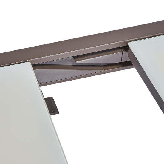 Садовый стол раздвижной Naterial Lyra II 1880 см 180/260x96x75 алюминий/стекло мокко