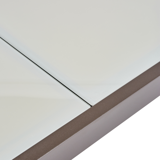 Садовый стол раздвижной Naterial Lyra II 1880 см 180/260x96x75 алюминий/стекло мокко