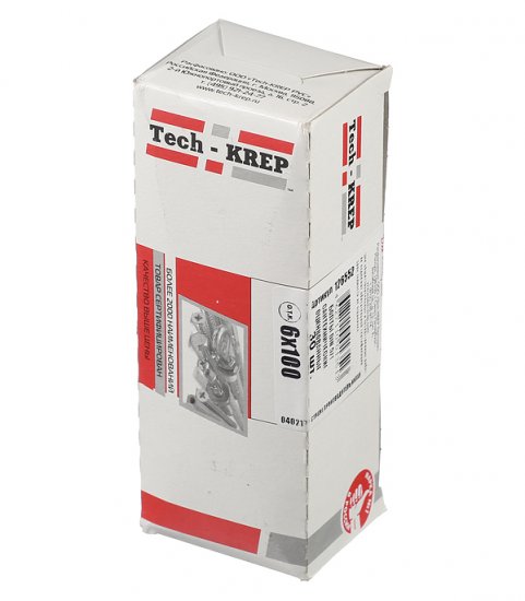 Болт сантехнический 6х100 мм DIN 571 оцинкованный (30 шт.)