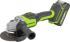 УШМ аккумуляторная бесщеточная Greenworks GD24AG, 24 В Li-Ion 2 Ач