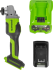 УШМ аккумуляторная бесщеточная Greenworks GD24AG, 24 В Li-Ion 2 Ач