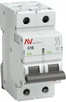 Автоматический выключатель EKF Averes AV-6 2P C10 А 6 кА mcb6-2-10C-av