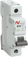 Автоматический выключатель EKF Averes AV-6 1P B16 А 6 кА mcb6-1-16B-av