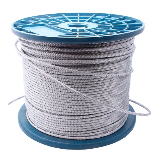 Трос стальной оцинкованный d3 мм DIN 3055