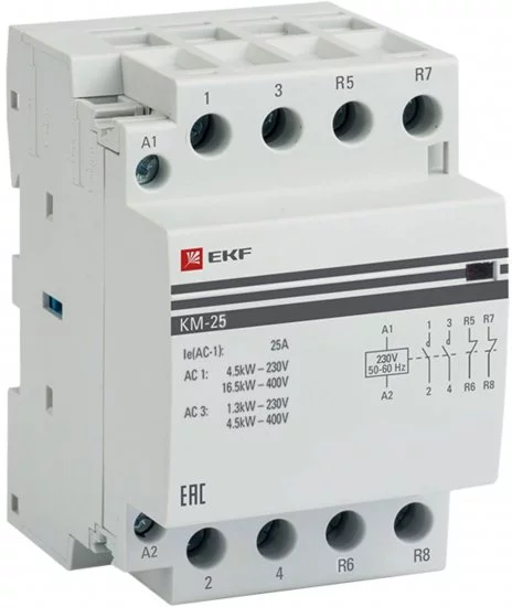 Контактор EKF КМ 2NC 25 А 230-400 В