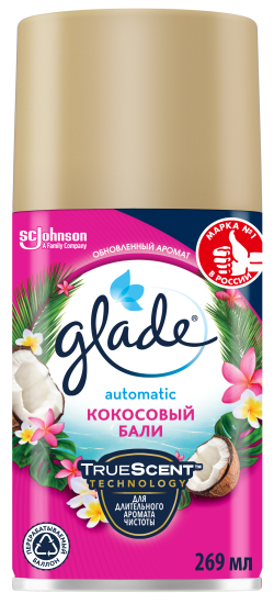 Сменный баллон Glade Кокосовый Бали 269 мл
