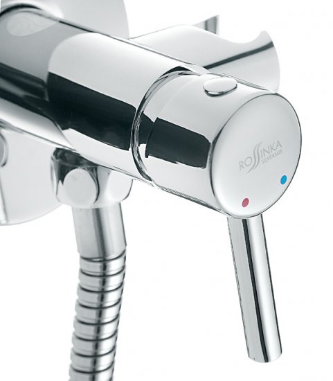 Смеситель с гигиеническим душем встраиваемый Rossinka X со скрытой частью в комплекте хром (X25-51)