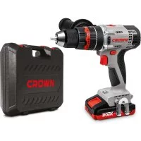 Аккумуляторная ударная дрель-шуруповерт Crown CT21075HMX-2 BMC