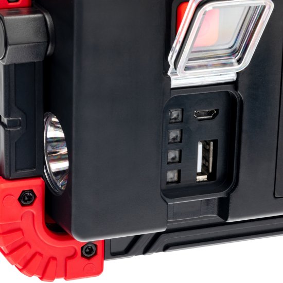 Прожектор светодиодный аккумуляторный уличный Ritter 29131 2 11 Вт, 6500К IP65 холодный белый (голубой)