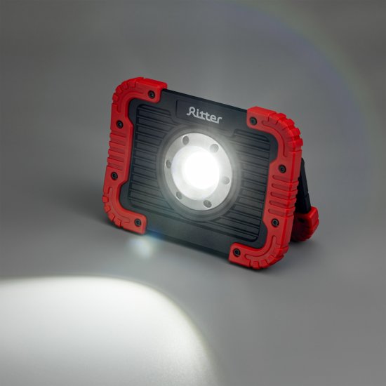 Прожектор светодиодный аккумуляторный уличный Ritter 29134 3 11 Вт, 6500К IP65 холодный белый (голубой)