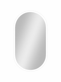 Шкаф зеркальный подвесной Remix с подсветкой 45x80 см цвет белый