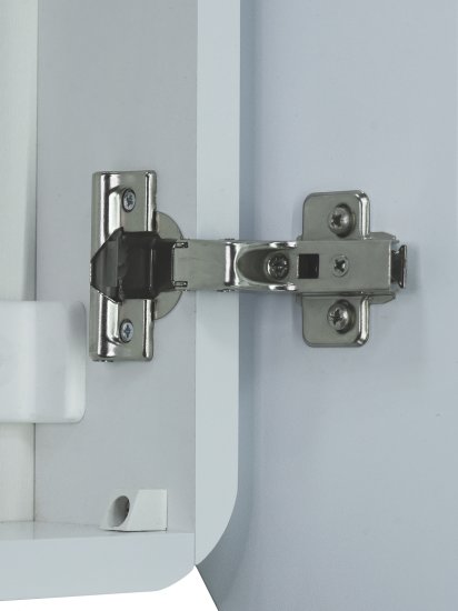 Шкаф зеркальный подвесной Remix с подсветкой 45x80 см цвет белый