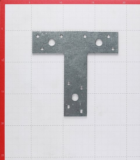 Пластина соединительная оцинкованная Т-образная 35х135х135х2.0 мм