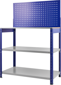 Верстак Garage L-114 100x90 см нагрузка до 300 кг цвет синий