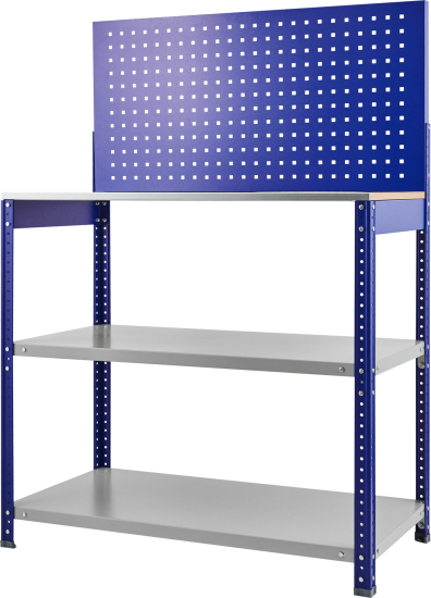 Верстак Garage L-114 100x90 см нагрузка до 300 кг цвет синий