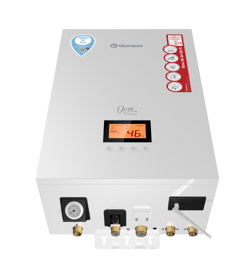 Электрический котел 24 кВт Thermex Orso 12-24 380 В двухконтурный настенный Wi-Fi