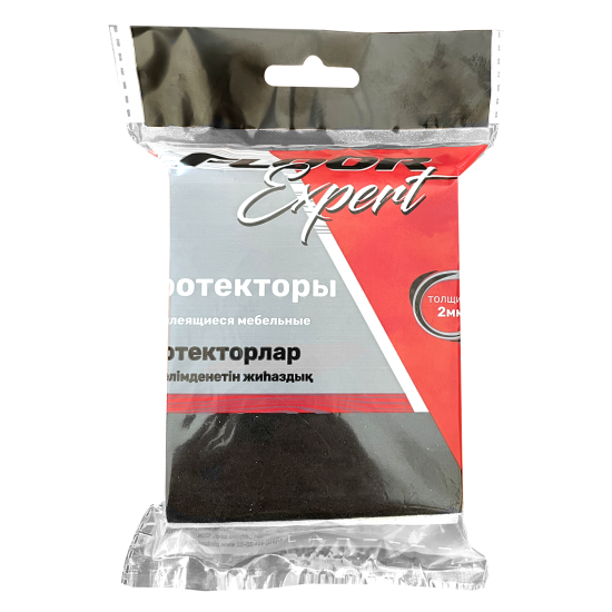 Лента самоклеющаяся для мебели 1000x85 мм прямоугольные фетр цвет коричневый