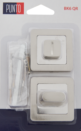 Фиксатор под ручки Punto BK6K.QR52 цвет матовый никель/хром