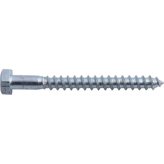 Оциинкованный сантехнический шуруп ЦКИ 10x60, DIN571, 50 шт.