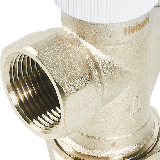 Осевой термостатический клапан для радиатора угловой Heizen 3/4