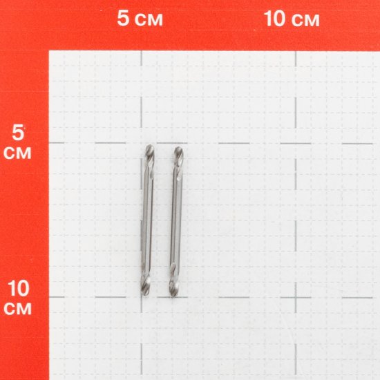 Сверло по металлу двустороннее спиральное Vira 3,2х49 мм под заклепки (2 шт.) (554332)