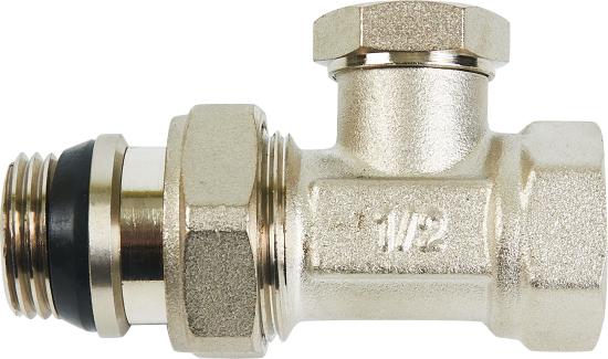 Запорный клапан для радиатора прямой Heizen 1/2