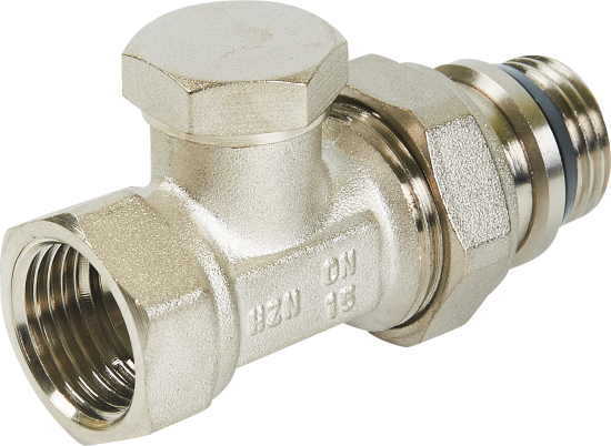 Запорный клапан для радиатора прямой Heizen 1/2