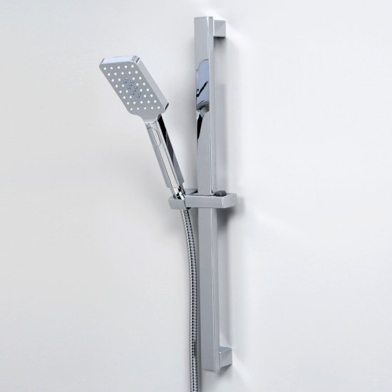 Душевой комплект WasserKraft с лейкой со стойкой хром (A145)