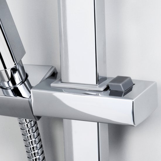 Душевой комплект WasserKraft с лейкой со стойкой хром (A145)