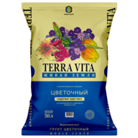 Грунт цветочный универсальный Terra Vita 50 л