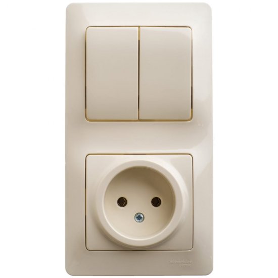 Комбинированный блок Systeme Electric GLOSSA