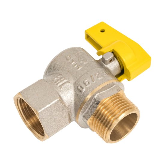 Угловой шаровой кран для газа СТМ ГАЗ