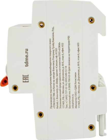 Дифференциальный автомат Tdm Electric АД-14 4P C16 A 30 мА 4.5 кА AC SQ0204-0130