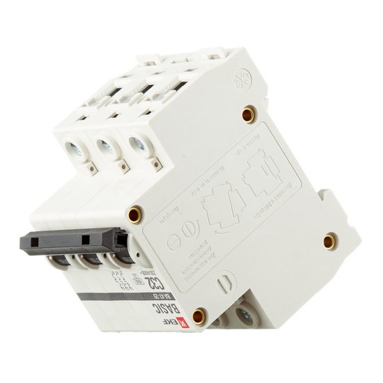 Автоматический выключатель модульный EKF Basic ВА 47-29 3P 32А тип C 4,5 кА 400 В (mcb4729-3-32C)