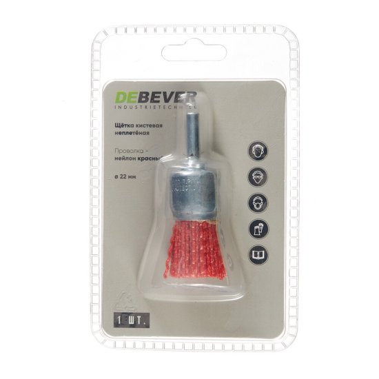 Корщетка для дрели Debever (DB80170686) кистеобразная d22 мм нейлоновая