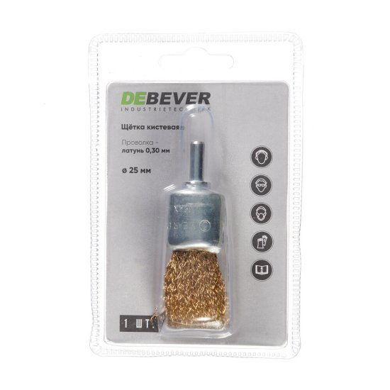 Корщетка для дрели Debever (DB80163392) мягкая кистеобразная d25 мм